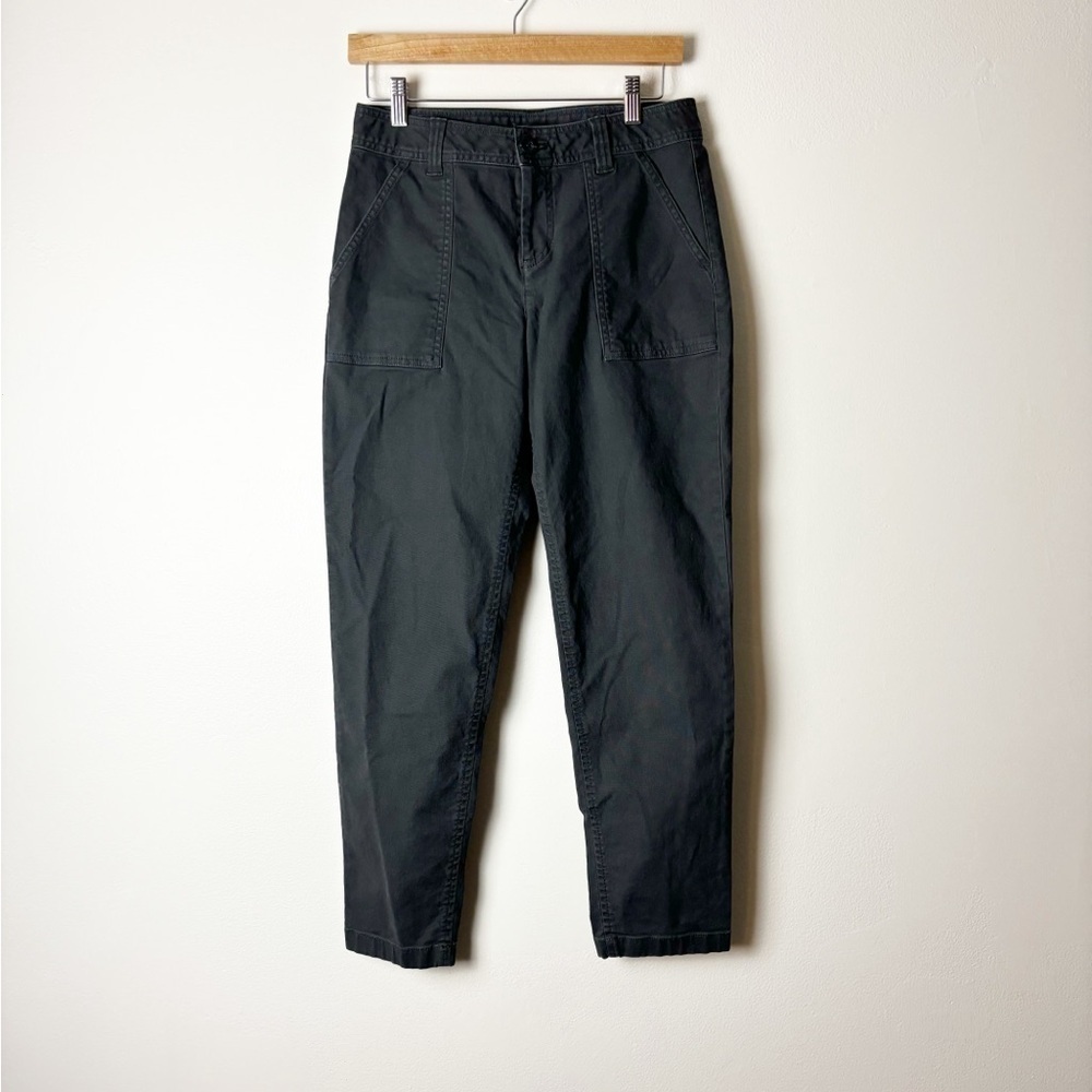 EDDIE BAUER • Women’s Cotton Blend Tapered Leg Utility Pants Size 2